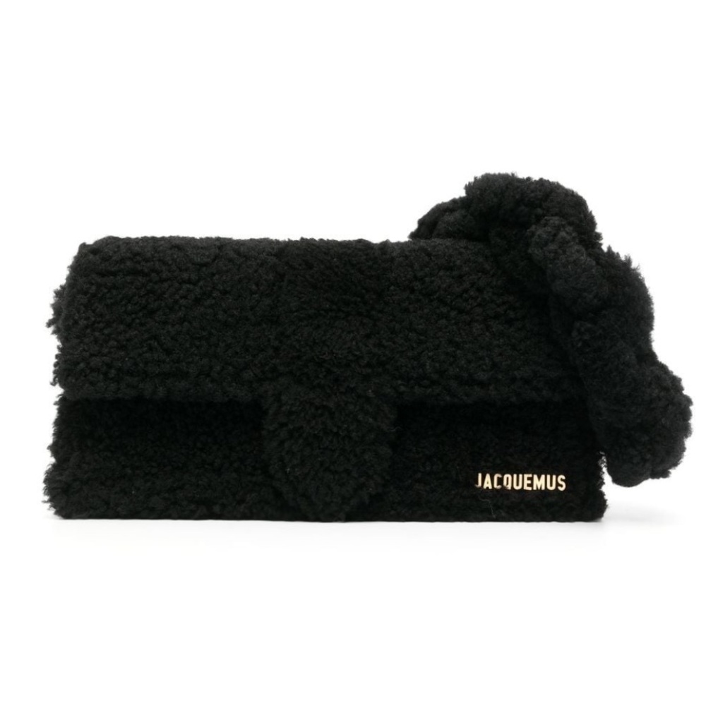 Jacquemus Le Bambidou Shearling Shoulder Bag